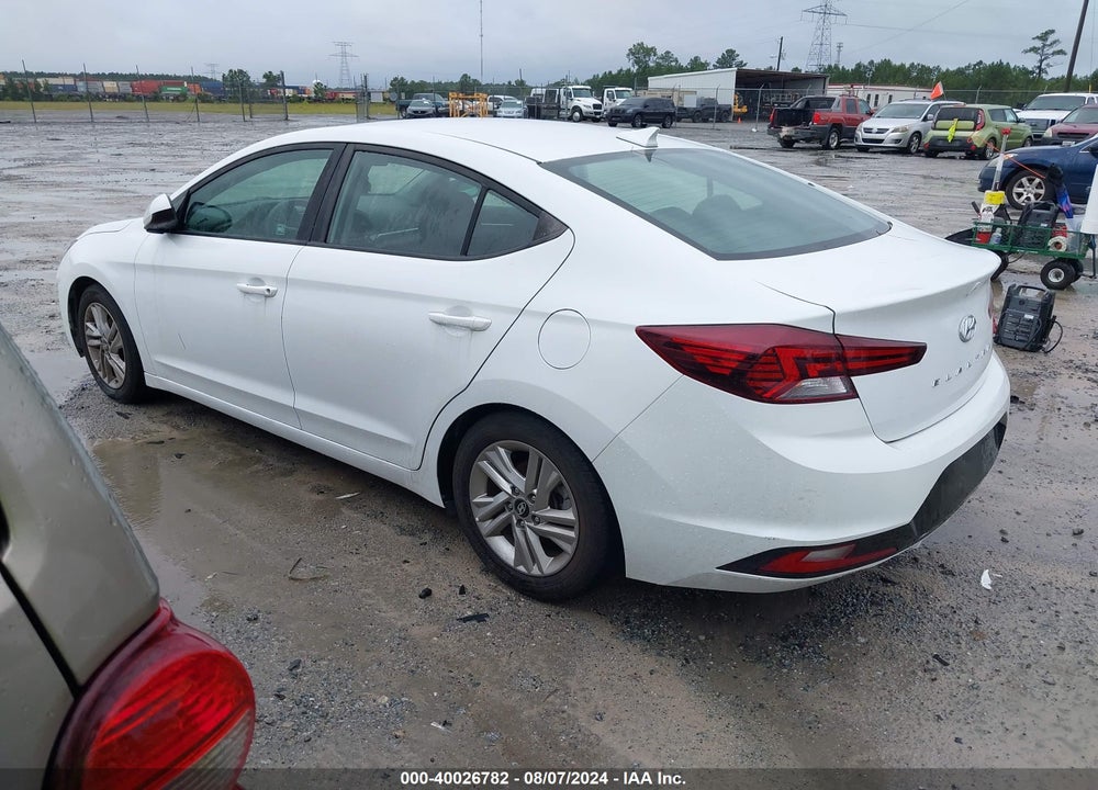 2019 HYUNDAI ELANTRA SEL VIN: 5NPD84LFXKH403720