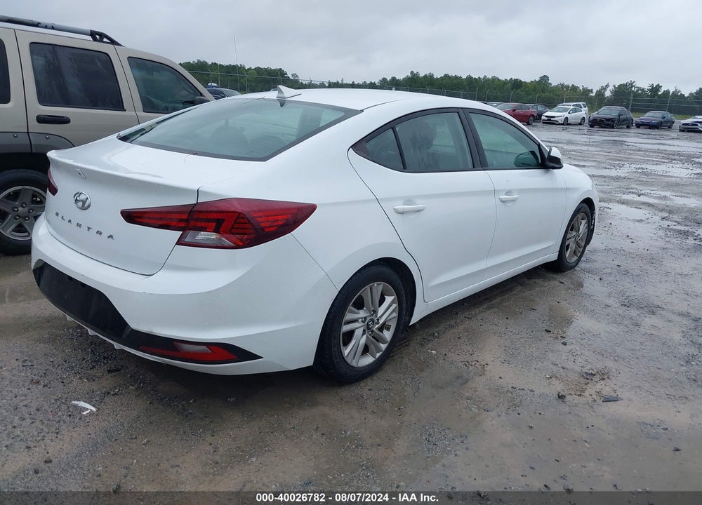 2019 HYUNDAI ELANTRA SEL VIN: 5NPD84LFXKH403720