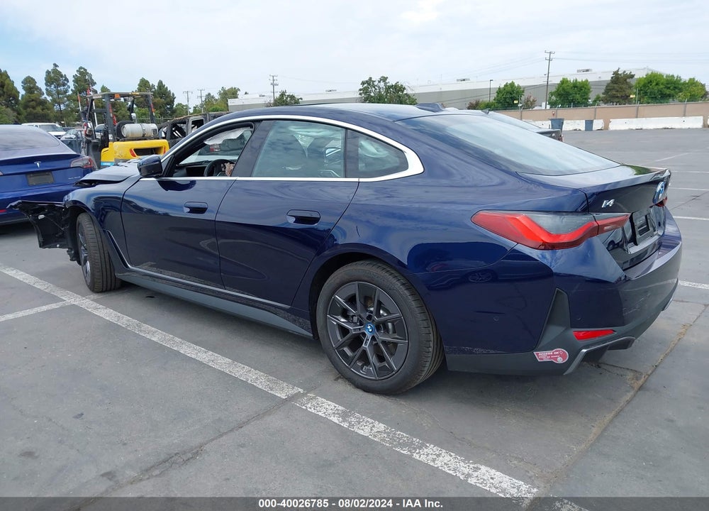 2024 BMW I4 EDRIVE35 VIN: WBY43AW05RFS66404