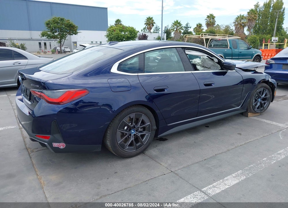 2024 BMW I4 EDRIVE35 VIN: WBY43AW05RFS66404
