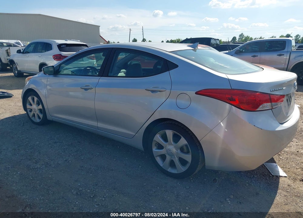 2012 HYUNDAI ELANTRA LIMITED (ULSAN PLANT) VIN: KMHDH4AE8CU239509