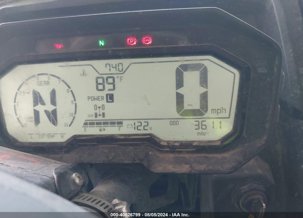 2021 KAWASAKI KRF 1000 A VIN: JKARFCA11MB508996