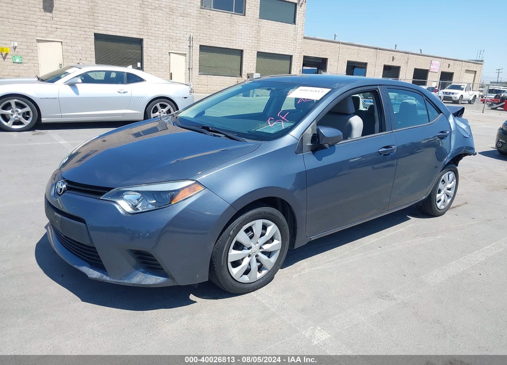 2014 TOYOTA COROLLA LE VIN: 5YFBURHE0EP152021