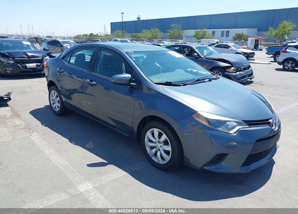 2014 TOYOTA COROLLA LE VIN: 5YFBURHE0EP152021