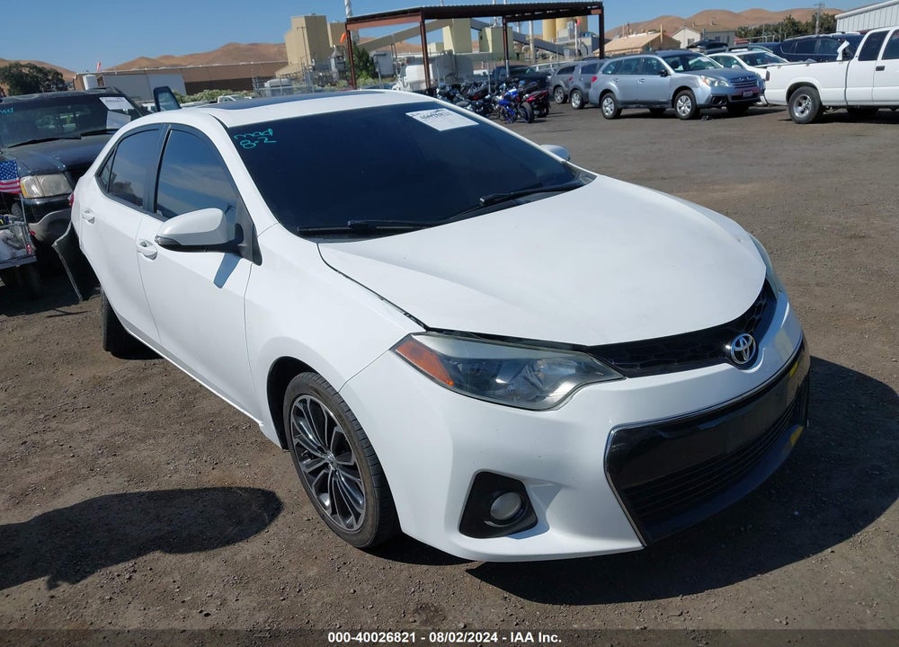 2014 TOYOTA COROLLA S PREMIUM VIN: 5YFBURHE9EP112942