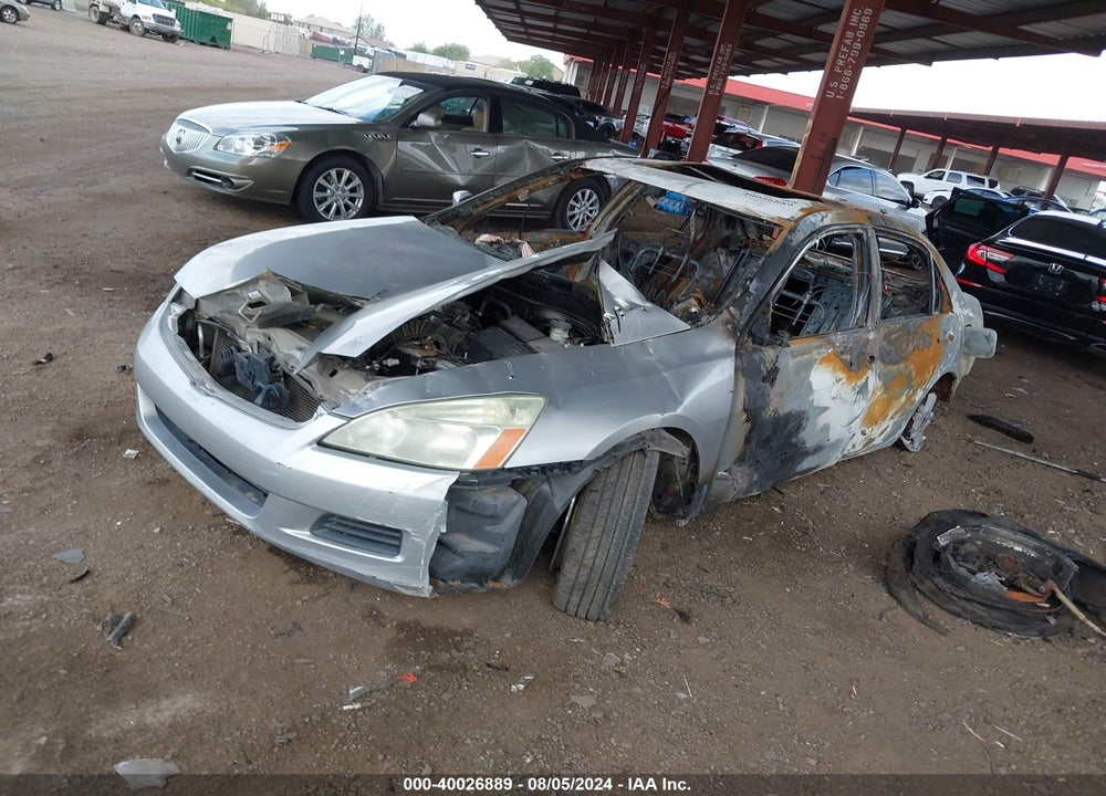 2007 HONDA ACCORD 2.4 EX VIN: 1HGCM56737A075462