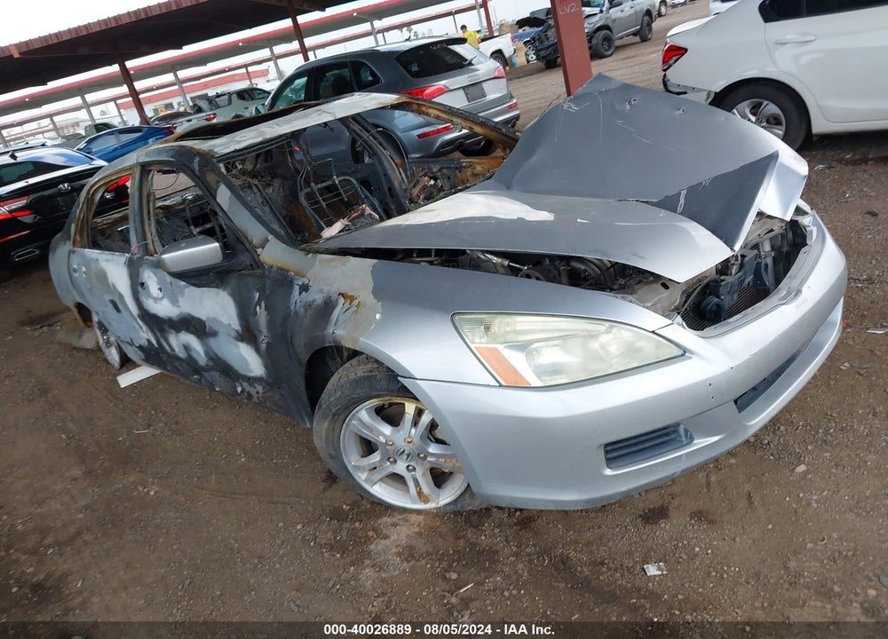 2007 HONDA ACCORD 2.4 EX VIN: 1HGCM56737A075462