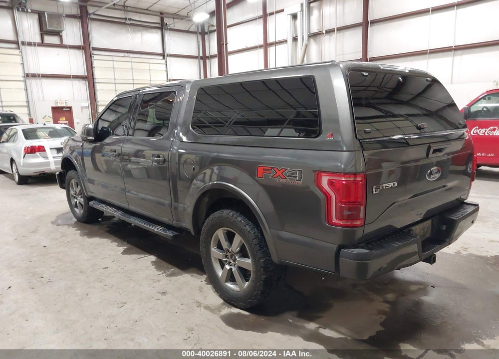 2015 FORD F-150 LARIAT VIN: 1FTEW1EF7FKD17164