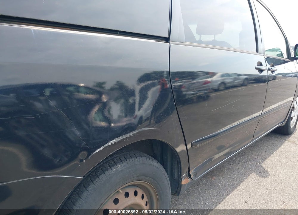 2008 TOYOTA SIENNA LE VIN: 5TDZK23C38S158960