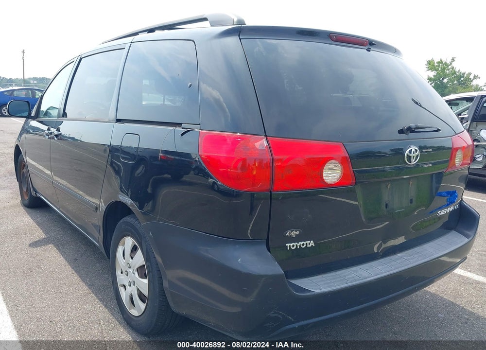 2008 TOYOTA SIENNA LE VIN: 5TDZK23C38S158960