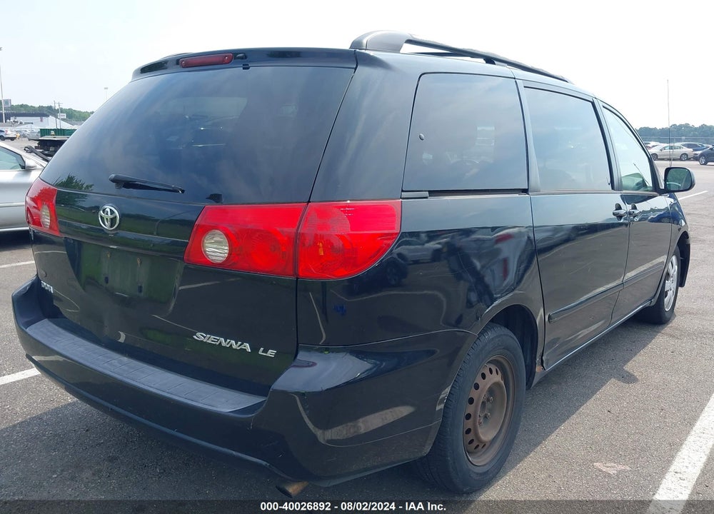 2008 TOYOTA SIENNA LE VIN: 5TDZK23C38S158960