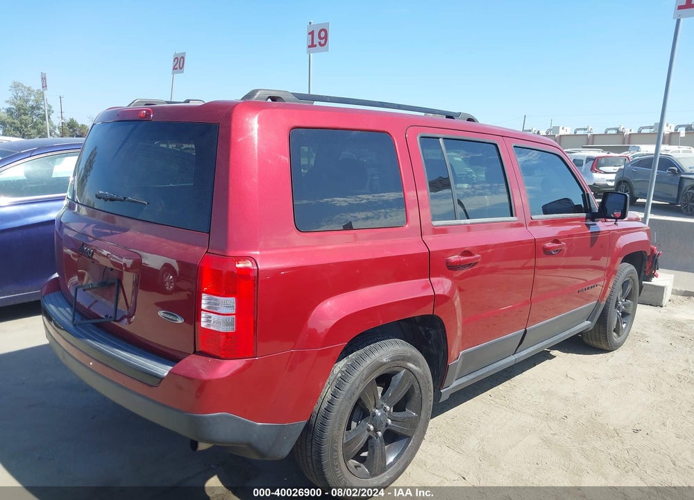 2014 JEEP PATRIOT ALTITUDE VIN: 1C4NJPBA0ED813999