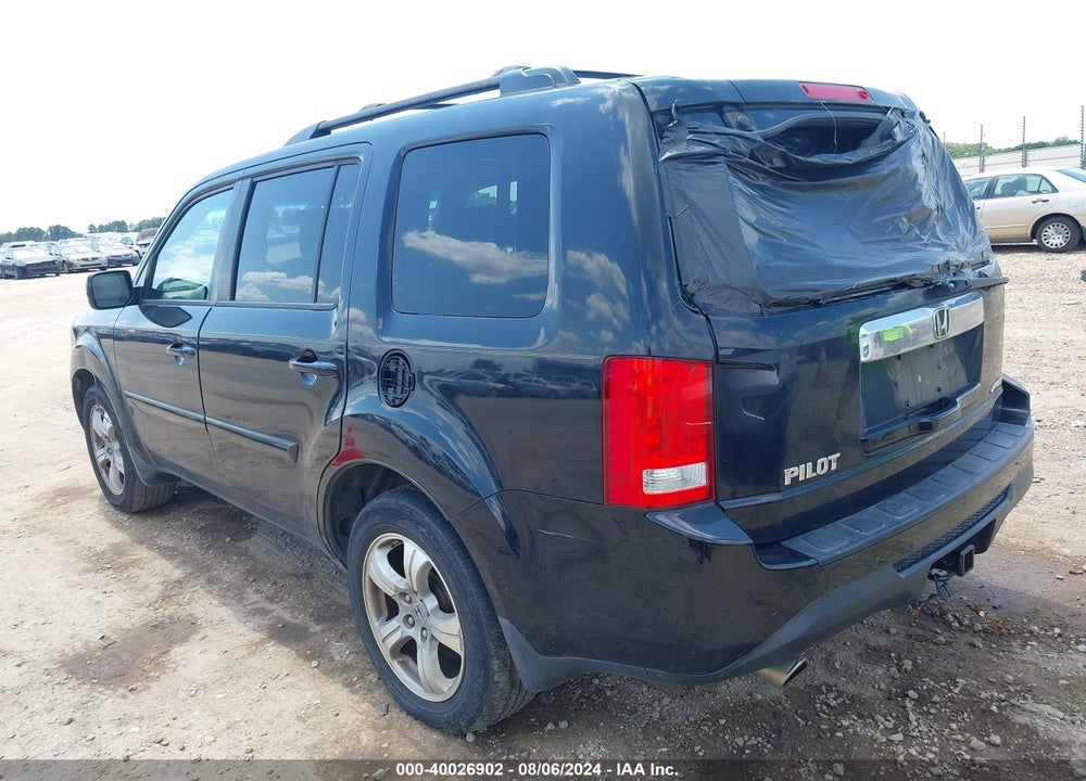 2012 HONDA PILOT EX-L VIN: 5FNYF4H65CB028965