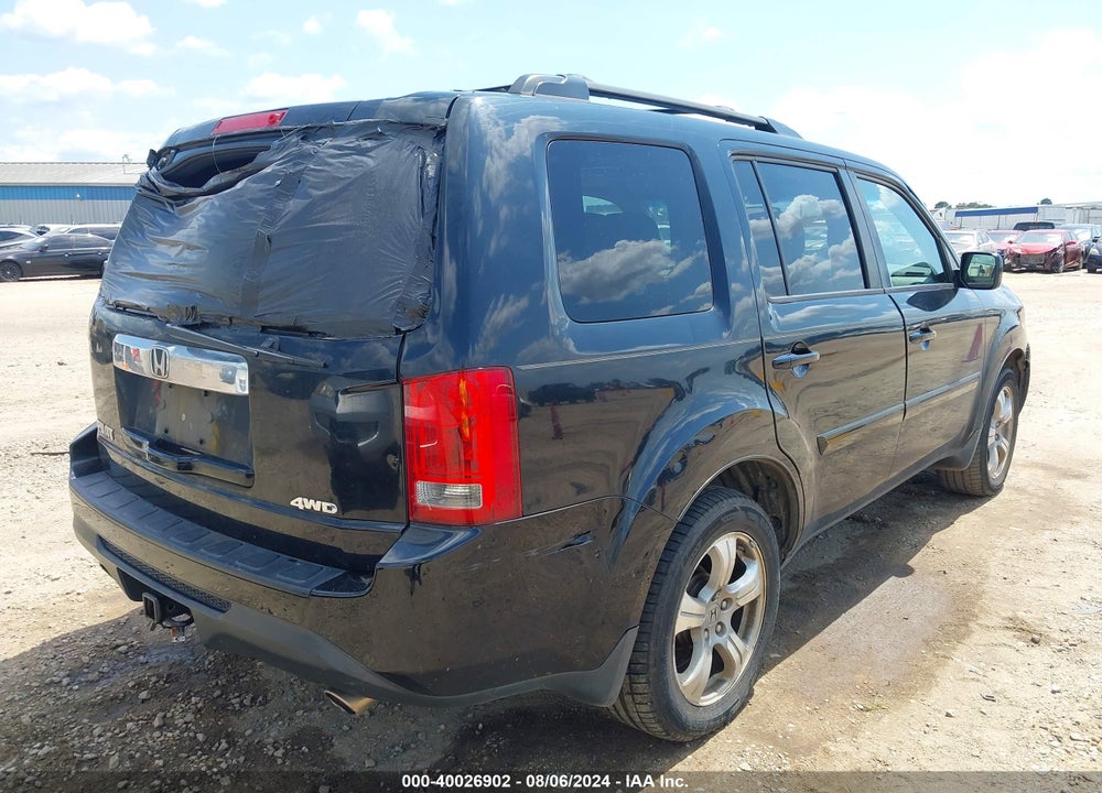 2012 HONDA PILOT EX-L VIN: 5FNYF4H65CB028965