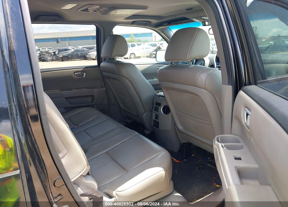 2012 HONDA PILOT EX-L VIN: 5FNYF4H65CB028965