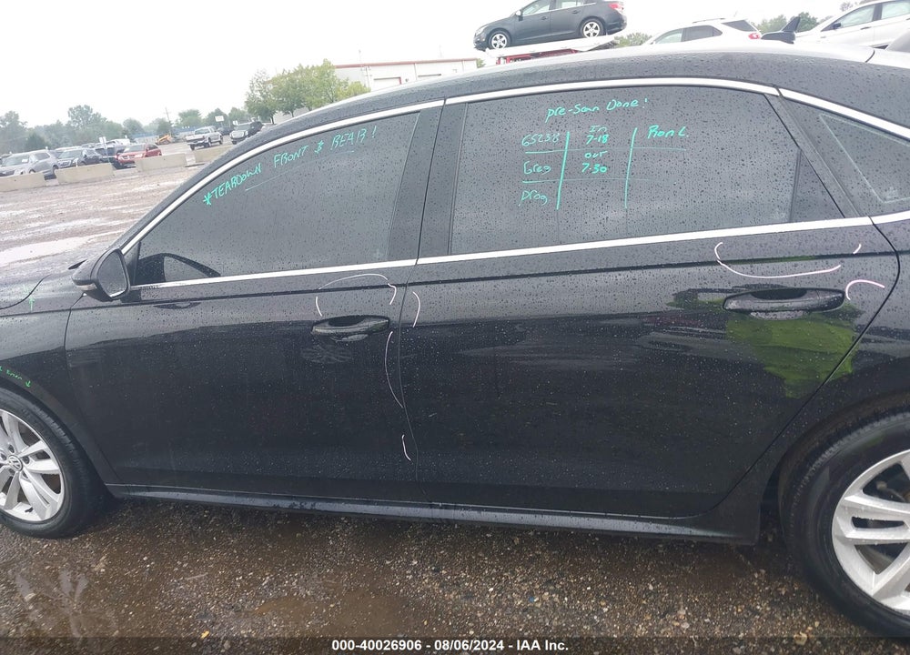 2020 VOLKSWAGEN PASSAT 2.0T SE VIN: 1VWWA7A33LC002172