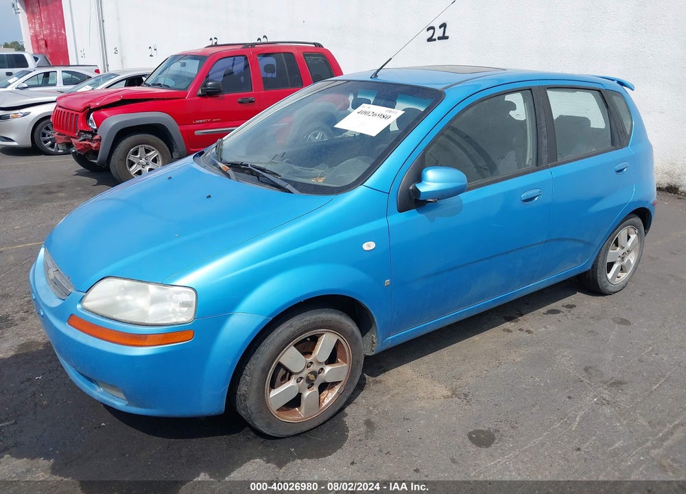 2007 CHEVROLET AVEO 5 LS VIN: KL1TD66697B769909