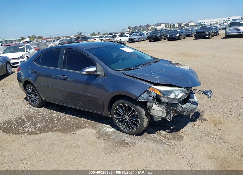 2015 TOYOTA COROLLA S PLUS VIN: 5YFBURHE6FP207332