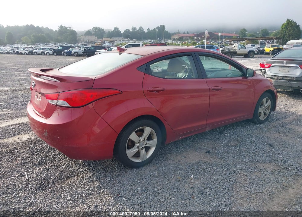 2013 HYUNDAI ELANTRA GLS VIN: KMHDH4AE4DU734503