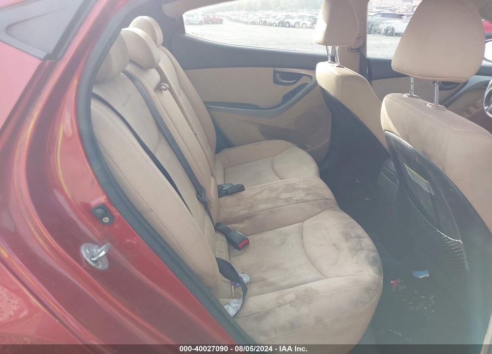 2013 HYUNDAI ELANTRA GLS VIN: KMHDH4AE4DU734503
