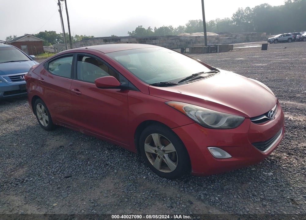 2013 HYUNDAI ELANTRA GLS VIN: KMHDH4AE4DU734503