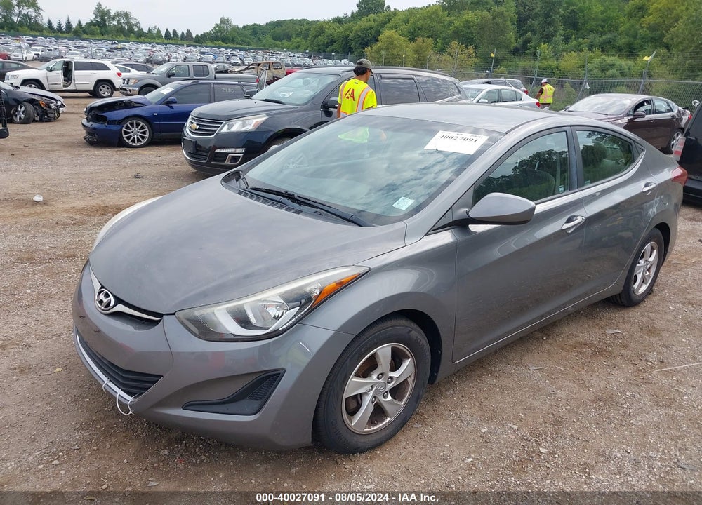 2014 HYUNDAI ELANTRA SE VIN: 5NPDH4AE1EH522867
