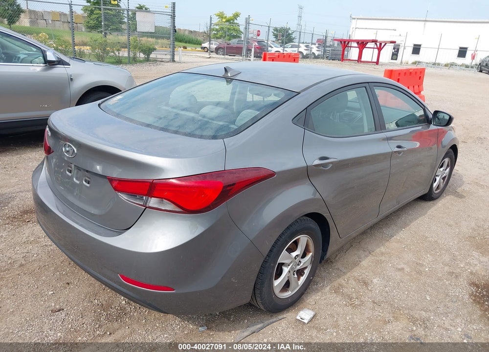 2014 HYUNDAI ELANTRA SE VIN: 5NPDH4AE1EH522867