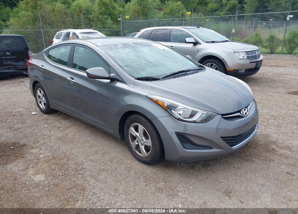 2014 HYUNDAI ELANTRA SE VIN: 5NPDH4AE1EH522867