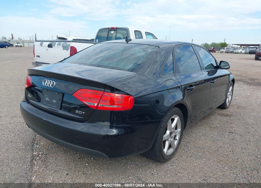 2009 AUDI A4 2.0T PREMIUM VIN: WAUJF78K59N046129