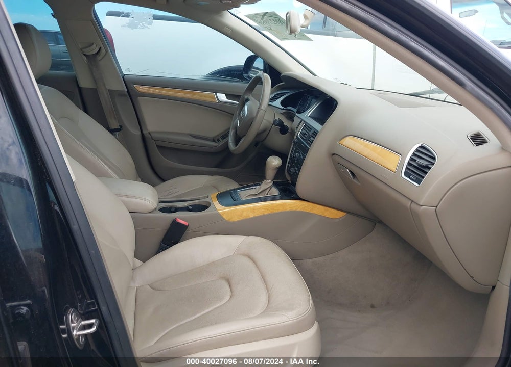 2009 AUDI A4 2.0T PREMIUM VIN: WAUJF78K59N046129