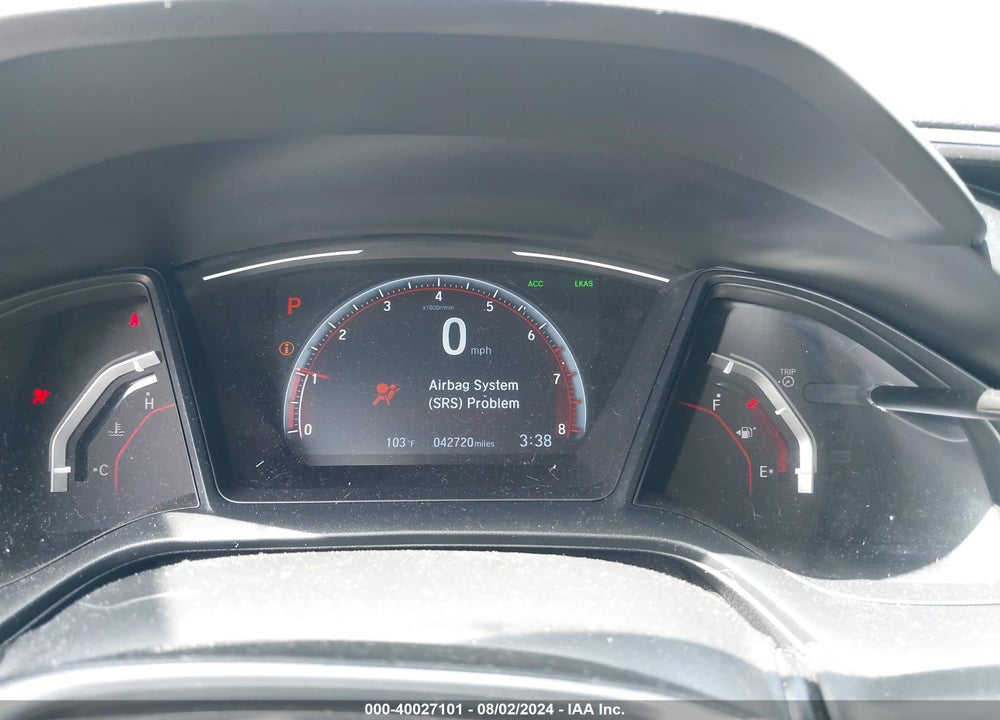 2020 HONDA CIVIC SPORT VIN: SHHFK7H40LU203818