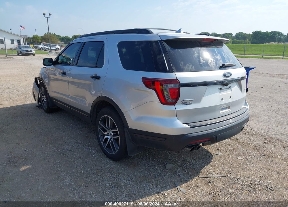 2018 FORD EXPLORER SPORT VIN: 1FM5K8GTXJGA86064