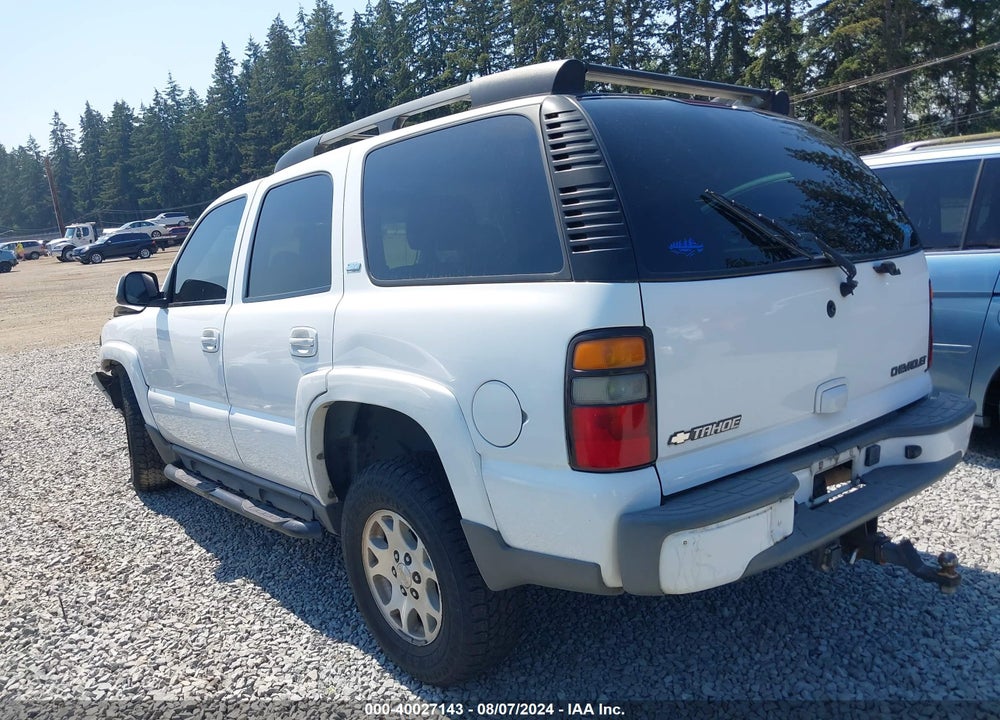 2005 CHEVROLET TAHOE Z71 VIN: 1GNEK13T15R182877