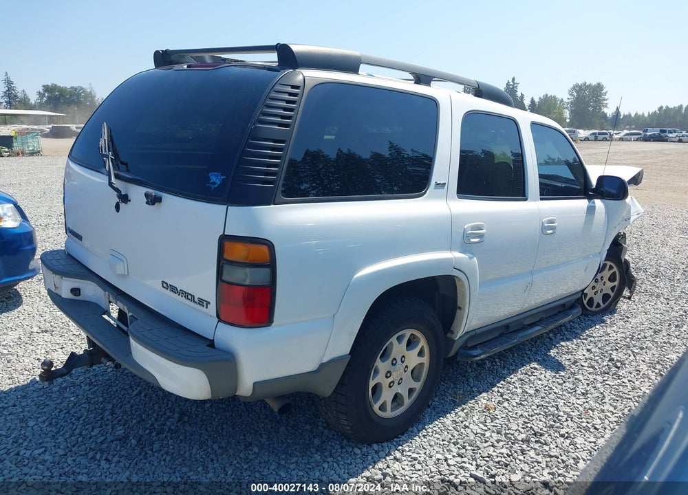 2005 CHEVROLET TAHOE Z71 VIN: 1GNEK13T15R182877