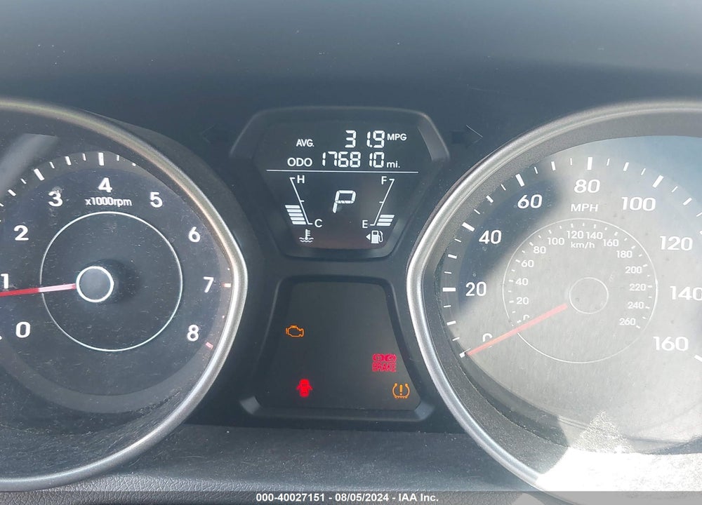 2013 HYUNDAI ELANTRA GLS VIN: 5NPDH4AE5DH172464