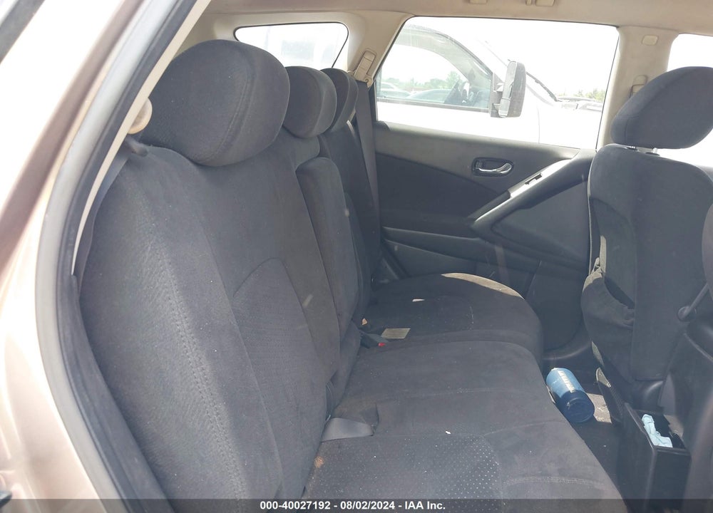 2009 NISSAN MURANO S VIN: JN8AZ18W89W117168