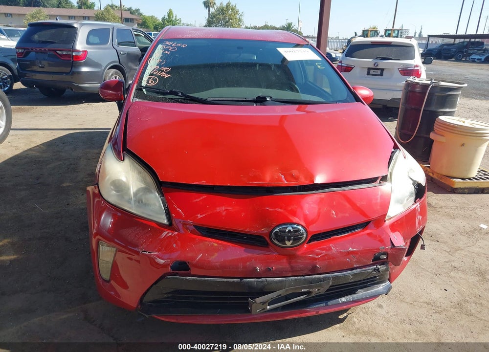 2012 TOYOTA PRIUS THREE VIN: JTDKN3DU0C1569955