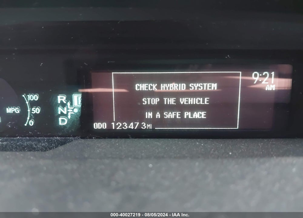 2012 TOYOTA PRIUS THREE VIN: JTDKN3DU0C1569955