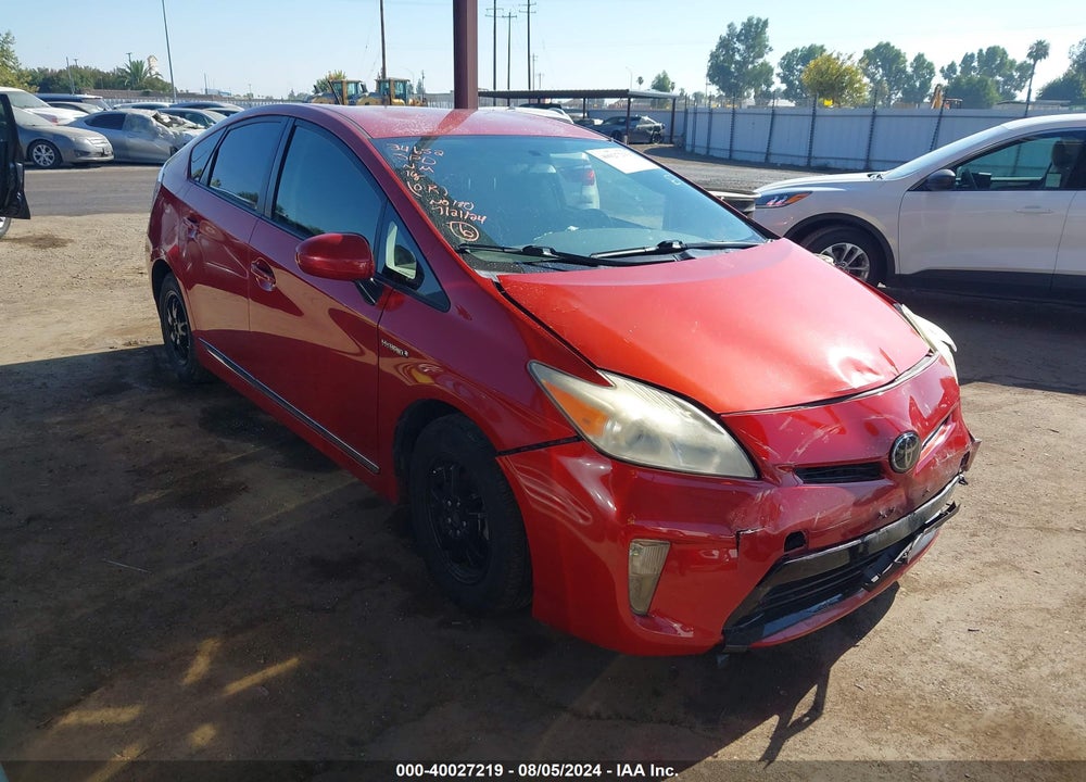 2012 TOYOTA PRIUS THREE VIN: JTDKN3DU0C1569955