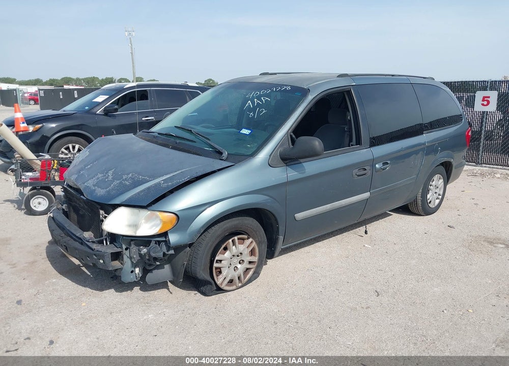 2005 DODGE GRAND CARAVAN SE VIN: 1D4GP24R95B206186