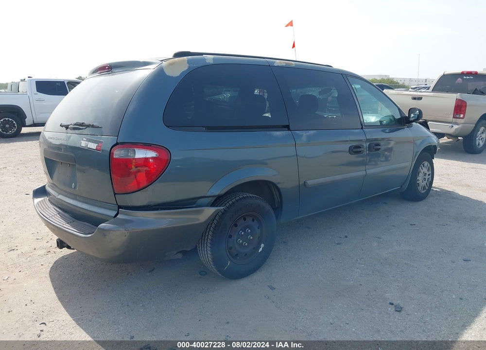 2005 DODGE GRAND CARAVAN SE VIN: 1D4GP24R95B206186