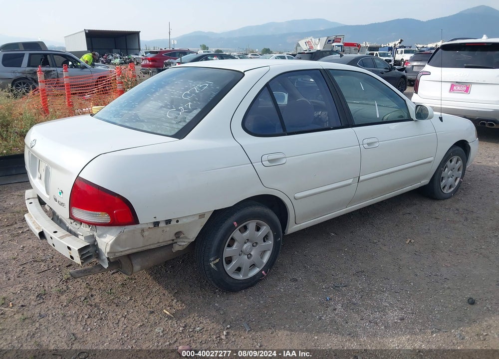 2001 NISSAN SENTRA GXE VIN: 3N1CB51D31L421661