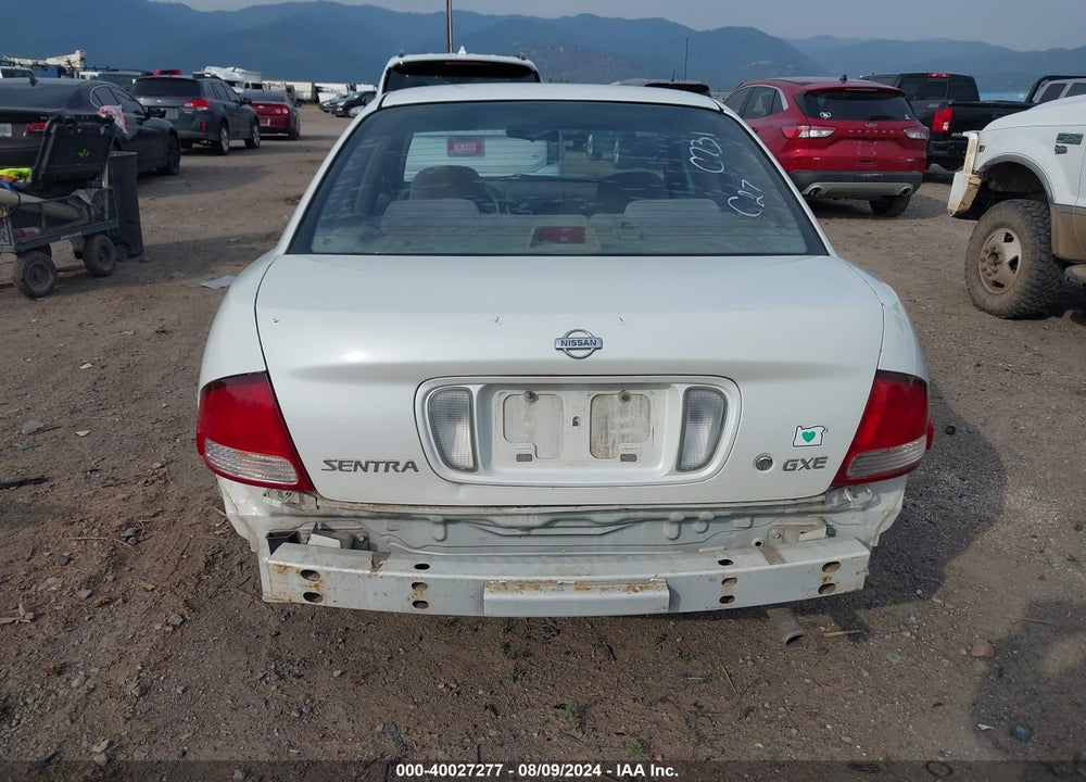 2001 NISSAN SENTRA GXE VIN: 3N1CB51D31L421661