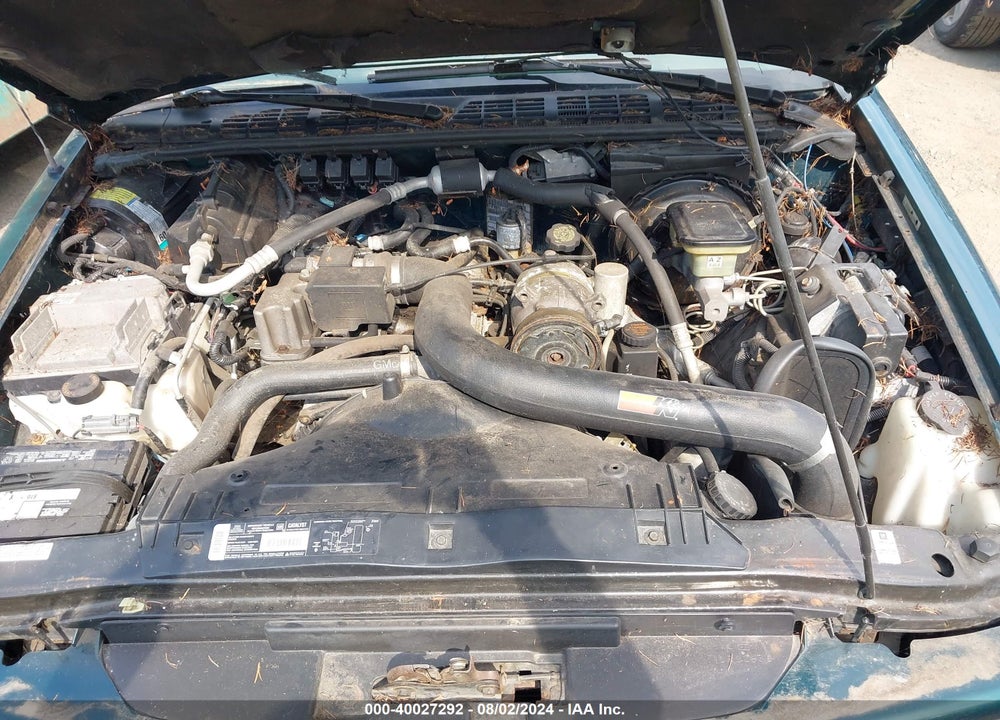 1997 CHEVROLET S-10 LS FLEETSIDE CMI VIN: 1GCCS1945V8111896