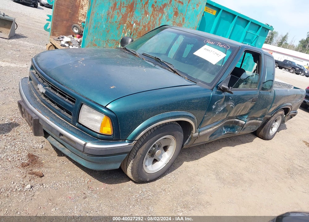 1997 CHEVROLET S-10 LS FLEETSIDE CMI VIN: 1GCCS1945V8111896