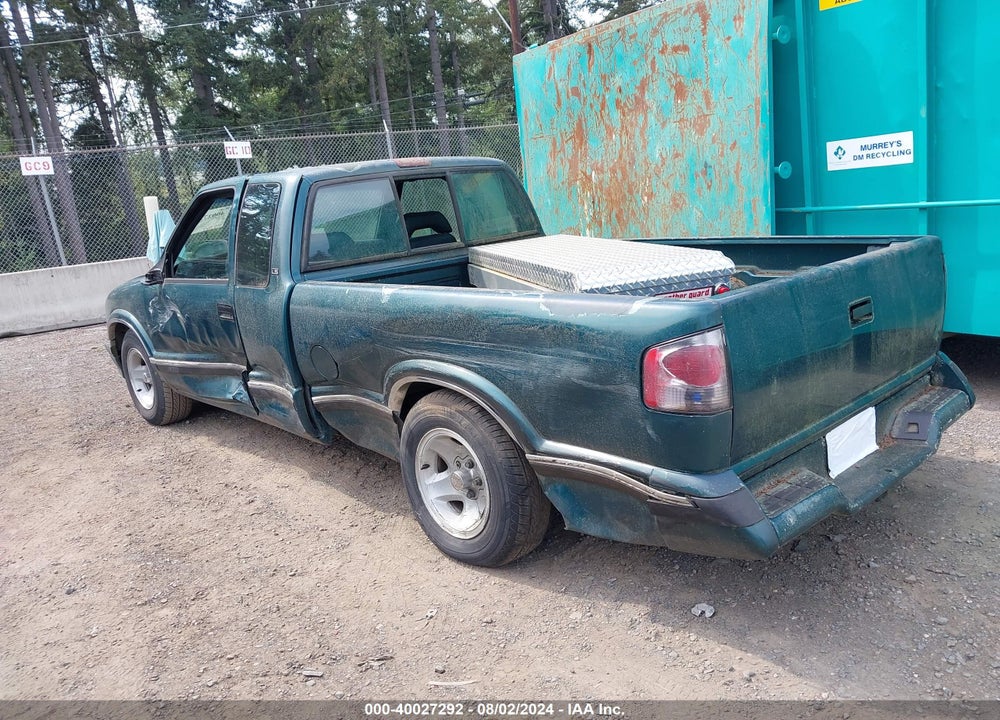 1997 CHEVROLET S-10 LS FLEETSIDE CMI VIN: 1GCCS1945V8111896