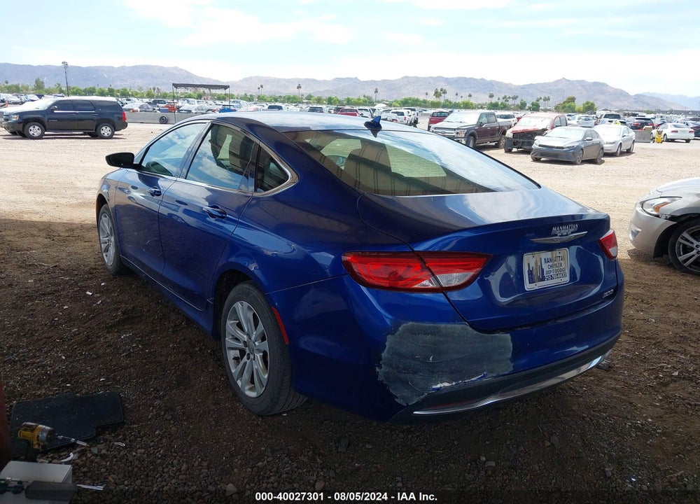 2016 CHRYSLER 200 LIMITED VIN: 1C3CCCAB1GN124513