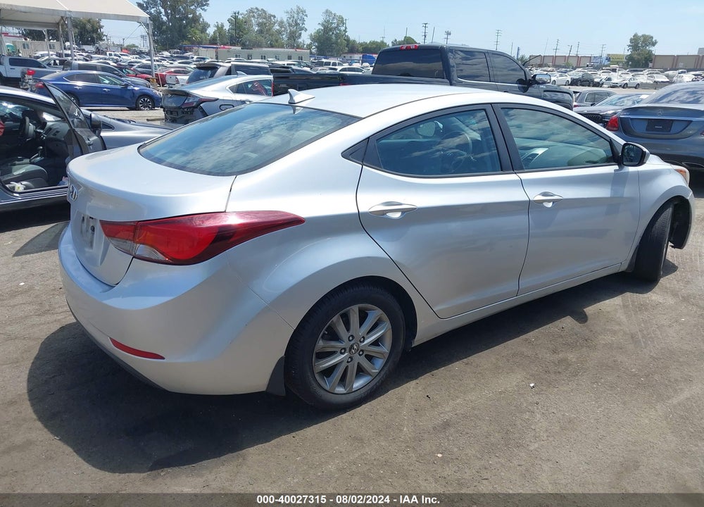 2015 HYUNDAI ELANTRA SE VIN: KMHDH4AE3FU230852