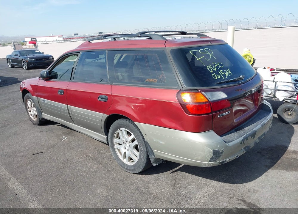 2004 SUBARU OUTBACK VIN: 4S3BH675347606539