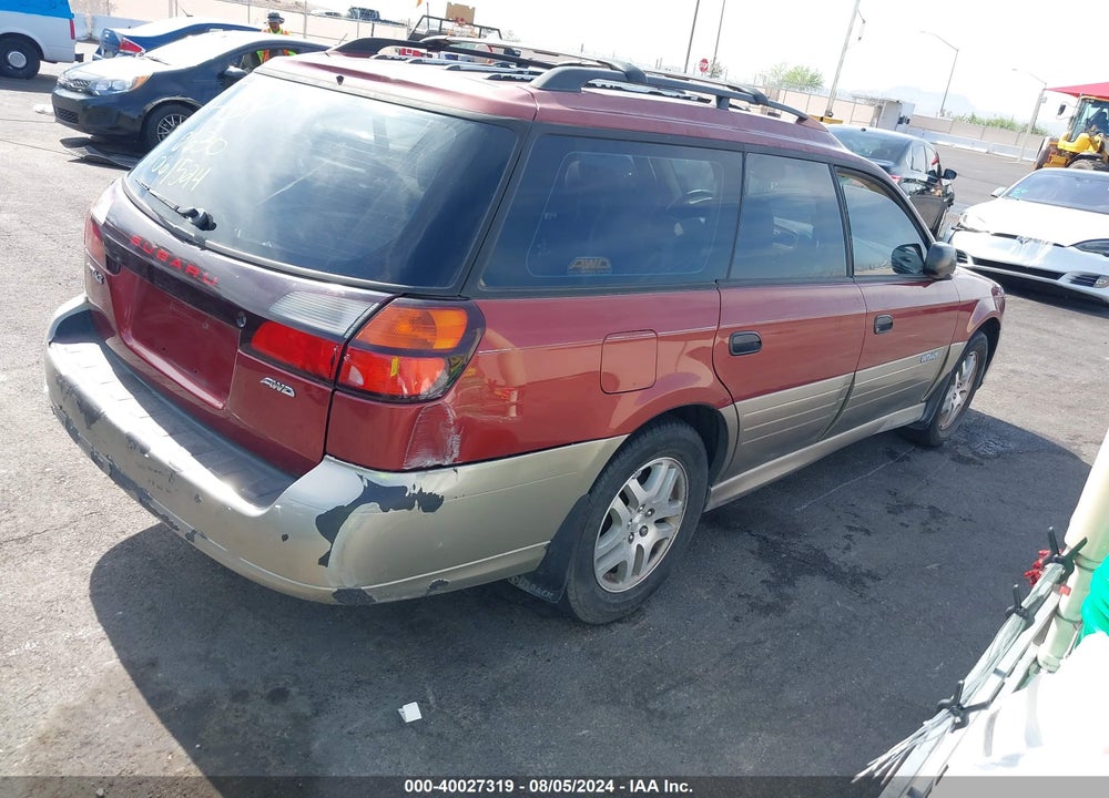 2004 SUBARU OUTBACK VIN: 4S3BH675347606539